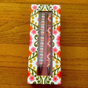 NIB Vera Bradley Perfect Match Pen & Pencil Set -Folkloric
